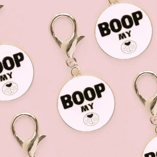 Dog Collar Charm - Boop My Nose